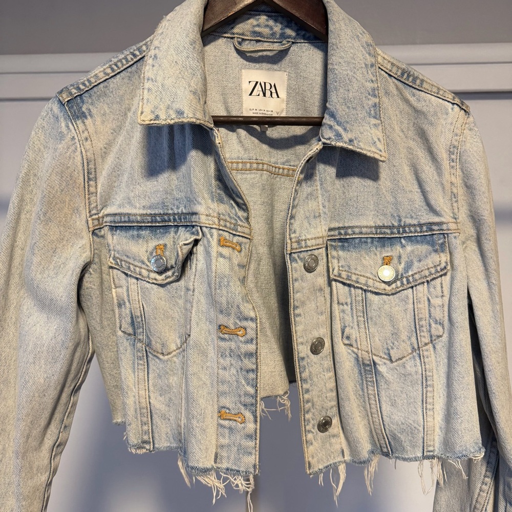 Zara Light Blue Denim Jacket